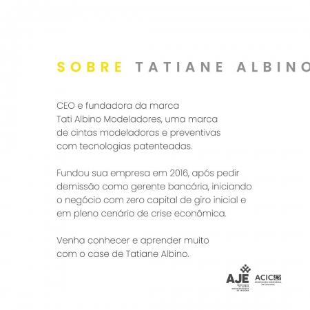 Bate-Papo com Tatiane Albino: Ponto de Inflexão